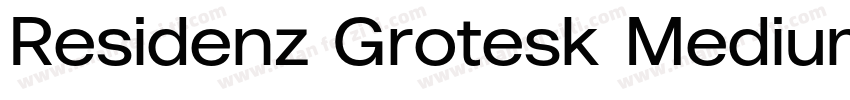 Residenz Grotesk Medium Wide字体转换